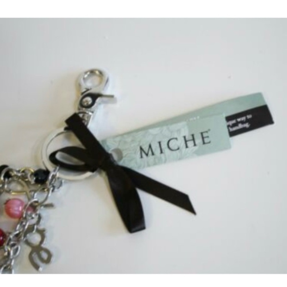 Miche - Red Hope Charm/Key Chain - Picture 2 of 5